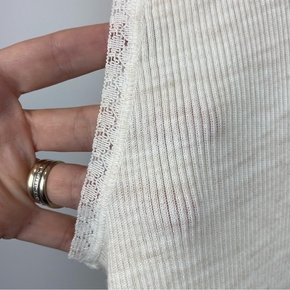 INTIMO • Italian Wool Blend Cottage Core Sleeveless Knit Dress - Picture 5 of 9